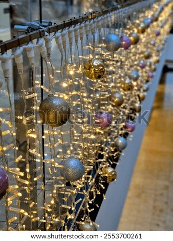Similar – Image, Stock Photo Light net Tent of lights