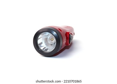 Led Diode Torch Light Face Black And Red