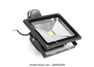 Led Floodlight On White Background