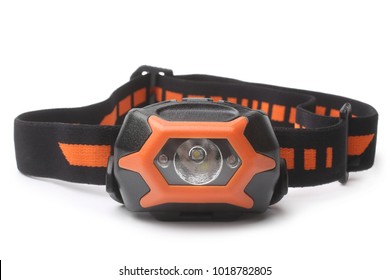 Led Head Lamp On White Background