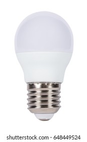 LED light bulb isolated on white background.(With clipping path.)
