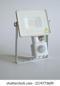 LED Light Emitting Diode Floodlight Lamp With Motion Detector