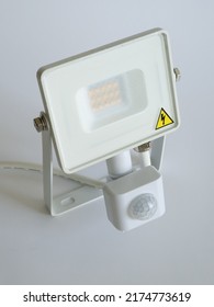 LED Light Emitting Diode Floodlight Lamp With Motion Detector