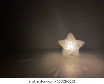 The LED light in star shape.
