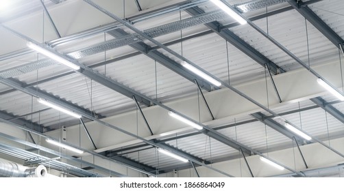 Led Lighting - Big Warehouse - Energy Saving |  Production Hall