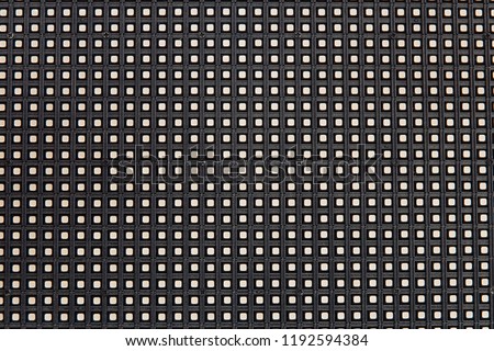 LED panel close-up texture