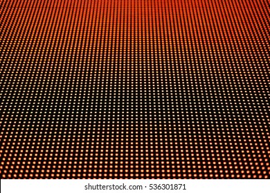 LED screen gradient red dots abstract background