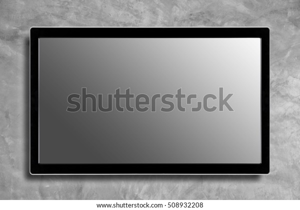 Led Television Screen Mockup Blank Hdtv Stock Photo Edit Now