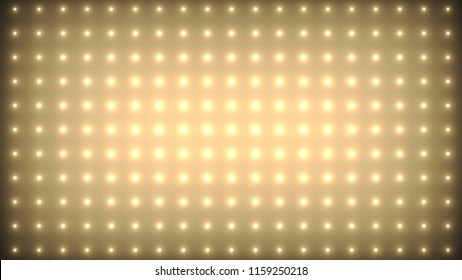 LED Wall Of Lights. Backdrop Abstract  