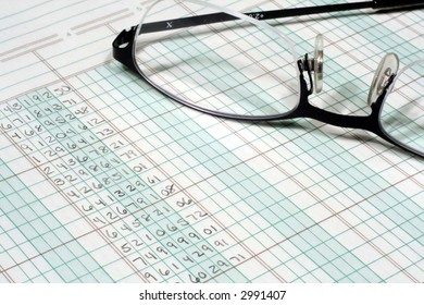 Ledger Paper & Glasses