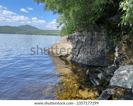 The Ledges of Harriman Reservoir near Wilmington Vermont
