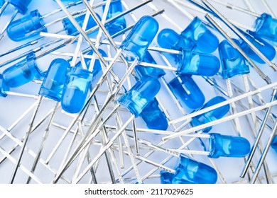 LED's. a selection of electric components     