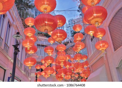 A Lee Tung Avenue At Night Wan Chai