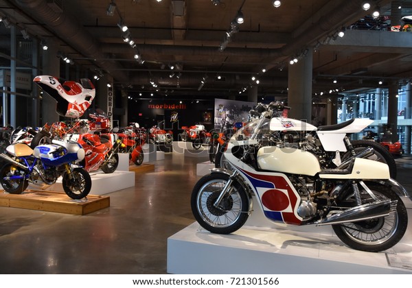 LEEDS,
ALABAMA - JUL 24: Barber Vintage Motorsports Museum in Leeds,
Alabama, as seen on July 24, 2017. The museum has over 1,450
vintage and modern motorcycles and racing
cars.