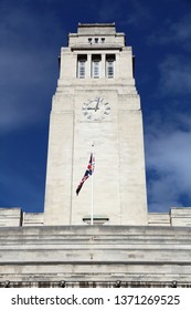 Leeds City, UK. Parkinson Building Of The University Of Leeds.