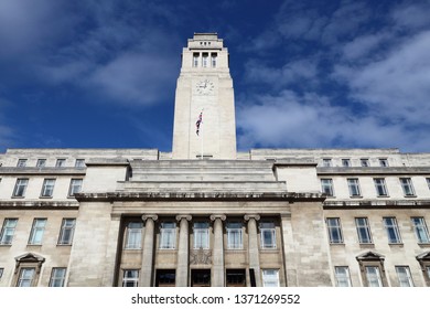 Leeds City, UK. Parkinson Building Of The University Of Leeds.