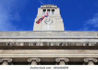 Leeds City, UK. Parkinson Building Of The University Of Leeds.