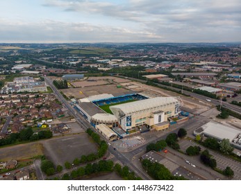Leeds UK 11th July 2019: Aerial Photo Of Elland Road Football Club, Taken In Leeds West Yorkshire