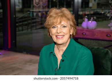 Leeds UK, 14th Oct 2021:The British Barrister, Journalist And Former Politician Anna Soubry Who Was Member Of Parliament For Broxtowe In Nottinghamshire