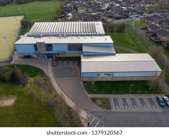 Leeds UK, 22nd April 2019: The John Smeaton Leisure Centre Aerial Photos Located On The Crossgates Area Of Leeds In West Yorkshire