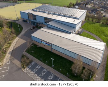 Leeds UK, 22nd April 2019: The John Smeaton Leisure Centre Aerial Photos Located On The Crossgates Area Of Leeds In West Yorkshire