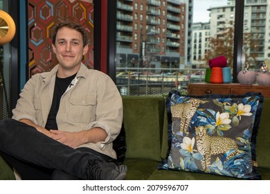 Leeds, UK, 23rd Nov 2021: The famous British radio personality Chris Stark known for his work as a co-host on the Scott Mills show on BBC Radio 1