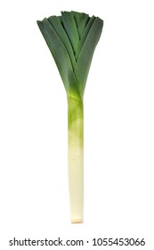 Leek Isolated On White Background