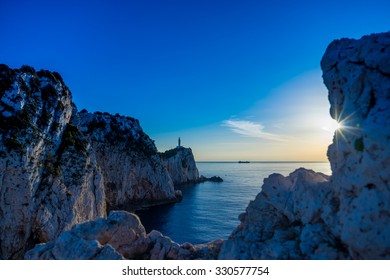 Lefkada Island Lighthouse Greece Stock Photo 330577754 | Shutterstock