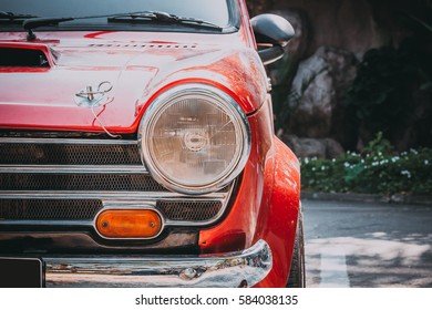 Left Front Classic Car Parking - Powered by Shutterstock