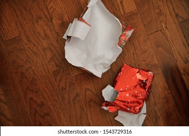 Left Over Christmas Gift Wrapping Paper