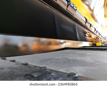 left side body of the tractor - Shutterstock ID 2364983865