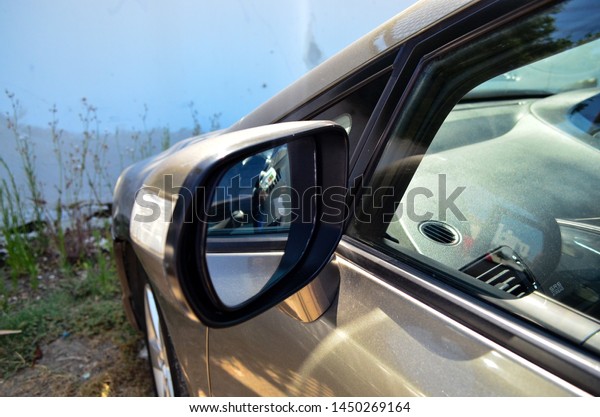 left side car mirror