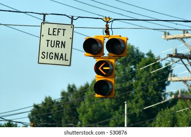 Left Turn Signal - Yellow