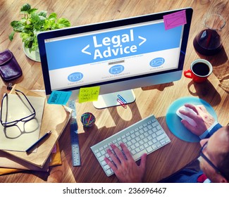 Legal Advice Compliance Consulation Expertise Help Browsing Concept