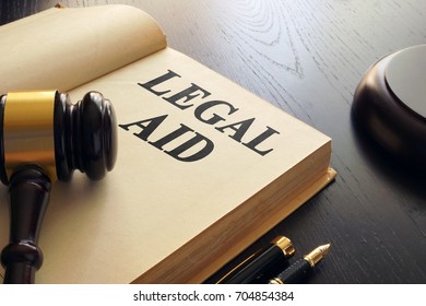 Legal Aid Written In A Book. Advice Concept.