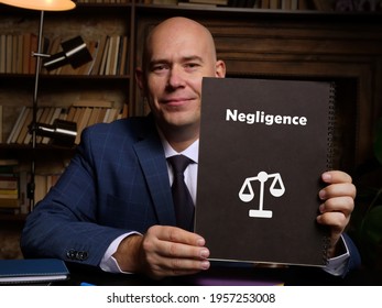 Legal Concept About Negligence With Inscription On The Piece Of Paper.
