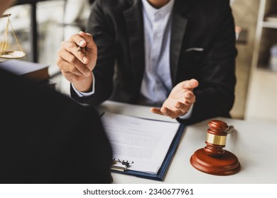 Legal justice concept, Case counseling services and legal advice lawyer, mediation. - Shutterstock ID 2340677961