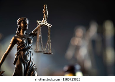 Statue Justice Lady Justice Justitia Roman Stock Photo (edit Now 