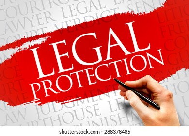 Legal Protection Word Cloud Concept