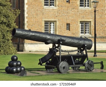 The Legendary Cannon From The Legendary Ship HMS Endeavour, Of The British Royal Navy.