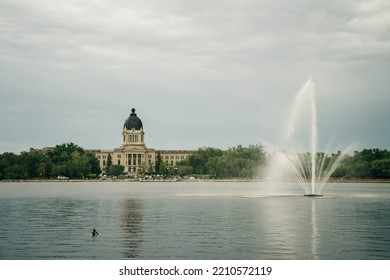 The Legislative Assembly Of Saskatchewan In Regina City, Canada - May, 2022