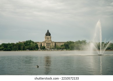 The Legislative Assembly Of Saskatchewan In Regina City, Canada - May, 2022