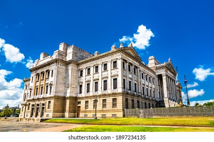 Legislative Palace Of Uruguay, A Monumental Building In Montevideo