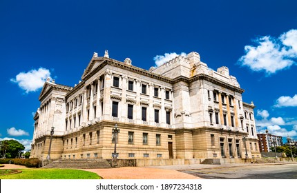 Legislative Palace Of Uruguay, A Monumental Building In Montevideo