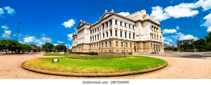 Legislative Palace Of Uruguay, A Monumental Building In Montevideo