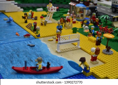 Lego Beach Scene India December 2018 Stock Photo (Edit Now) 1390272770