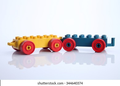 Lego Toy Car Connected Each Others