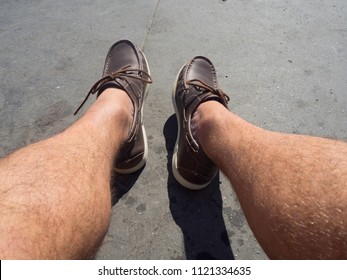 Legs And Boat Shoes