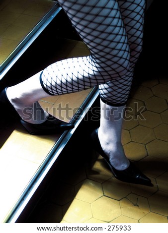 Similar – Image, Stock Photo Legs 1 Black Leather Gray