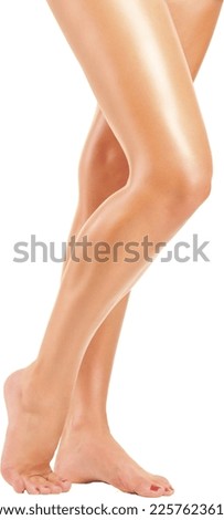 legs isolated on white background